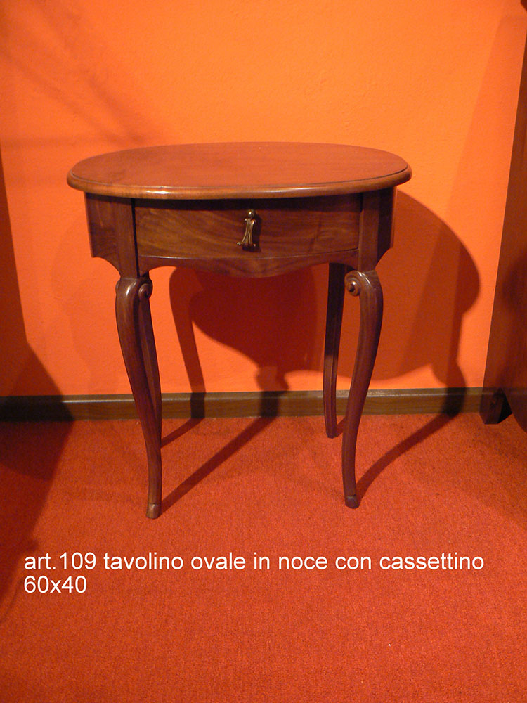 Art. 109 tavolino ovale